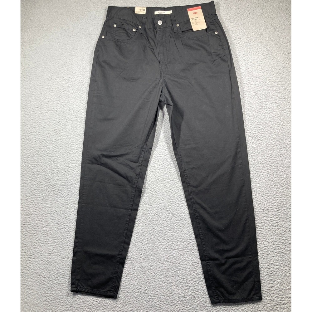 Levi's '80s Mom Jeans Women 31 NEW Black High Rise Tapered Cotton  Denim